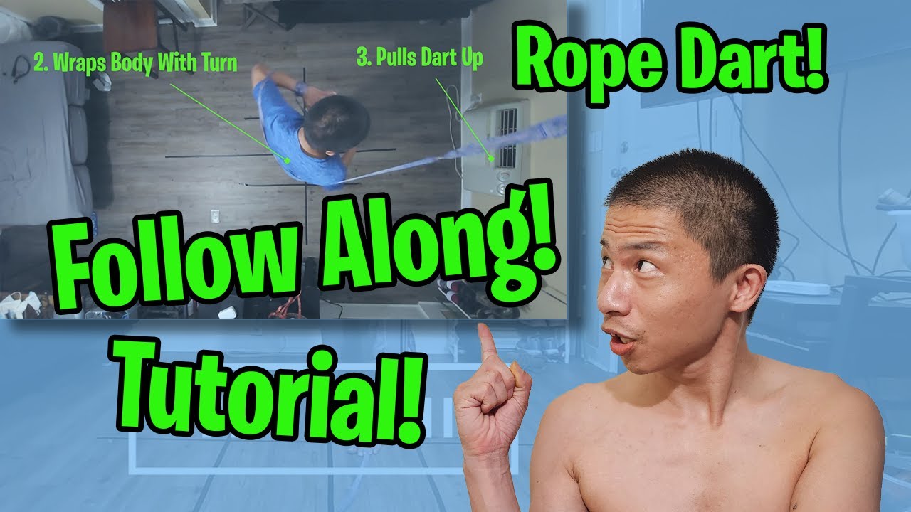 GET OVER HERE! Scorpion/Mortal Kombat Rope Dart Trick Shots 2