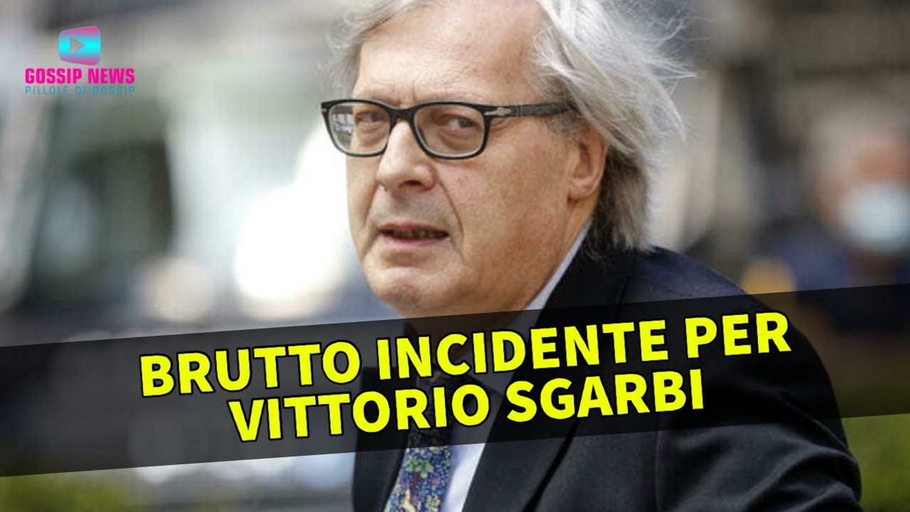 incidente vittorio sgarbi ultime notizie