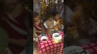 First birthday of little boy Aarbik