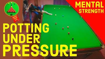 Hoe je onder druk kunt potten in snooker