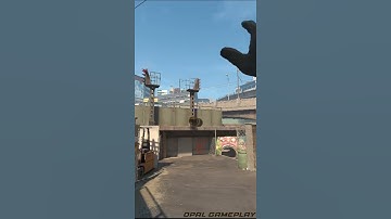 CS2 SMOKE - Overpass - B Site Barrels Smoke from Alley