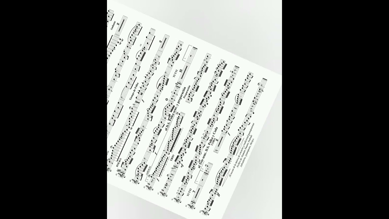 "Florecita" - Polka de concierto para Saxhorn, por el maestro Antíoco Magueyal Paloalto.