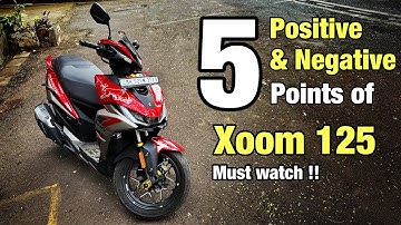 Hero Xoom 125 positive and negative review