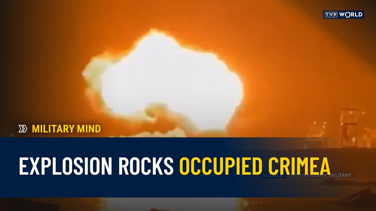 Ukrainian drones destroy Russian fuel hub in Simferopol | Military Mind