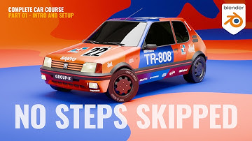How I Make Cool Low Poly Cars in Blender (Massive Free Course)  - Part 1 - Introduction & Setup