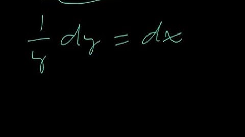 Separation of Variables: Part 1