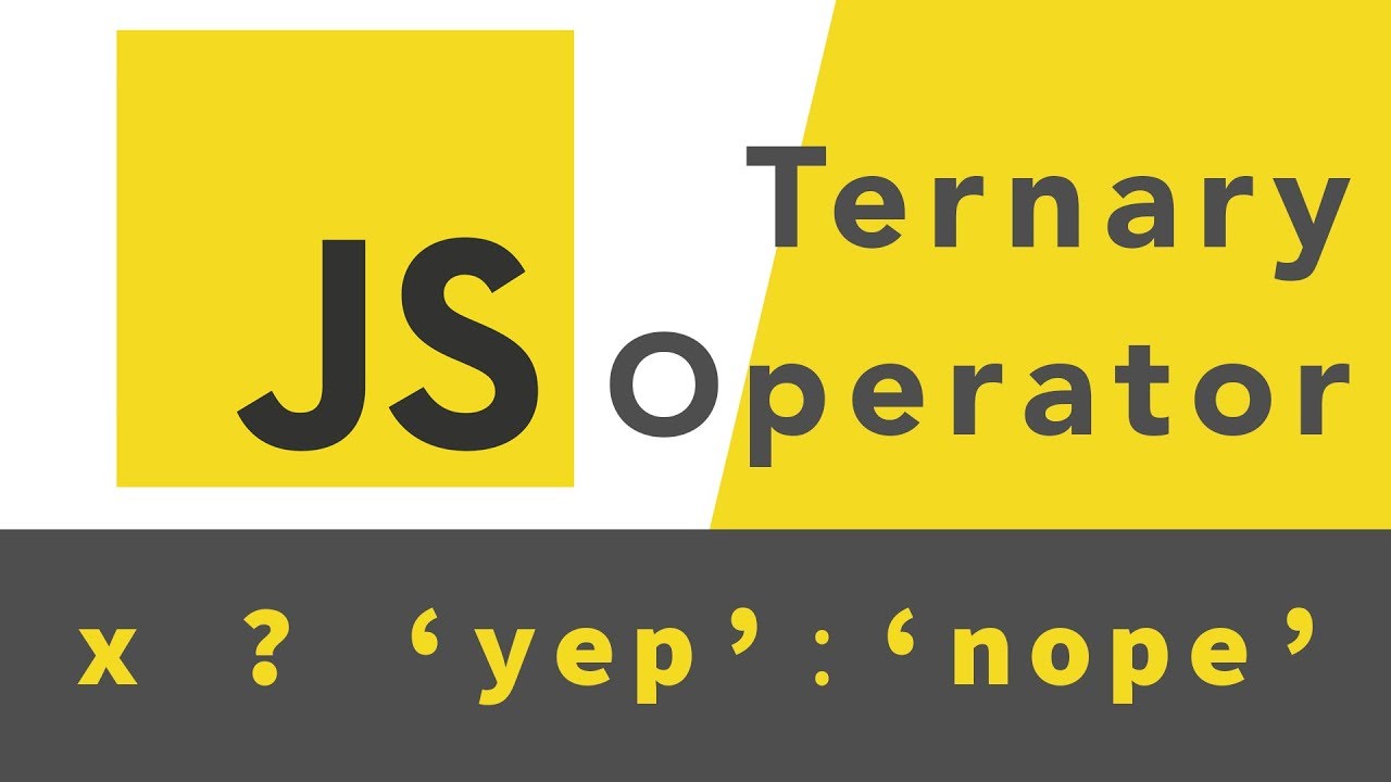 Coding Tutorial: Easy Way to Understand the Ternary Operator in the JavaScript Programming Language