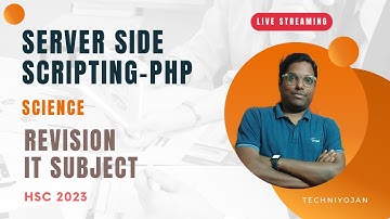 ServerSide Scripting PHP Revision IMP qs Information Technology (IT) Subject class 12 #hscboard2023