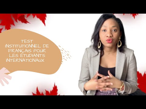 ??LE TEST INSTITUTIONNEL DE FRANÇAIS POUR LES ÉTUDIANTS INTERNATIONAUX?? #LE TIF