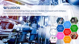Simulation of Cavitating Flows and Gas Bubble Transport with DSHplus - Part 4 - Vapor Cavitation