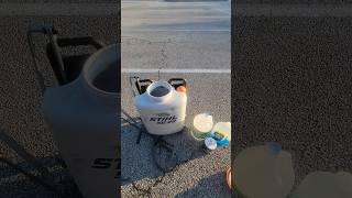 Best weed killer mixture. 3 ingredients #weedkiller #vinegar #dawn #salt