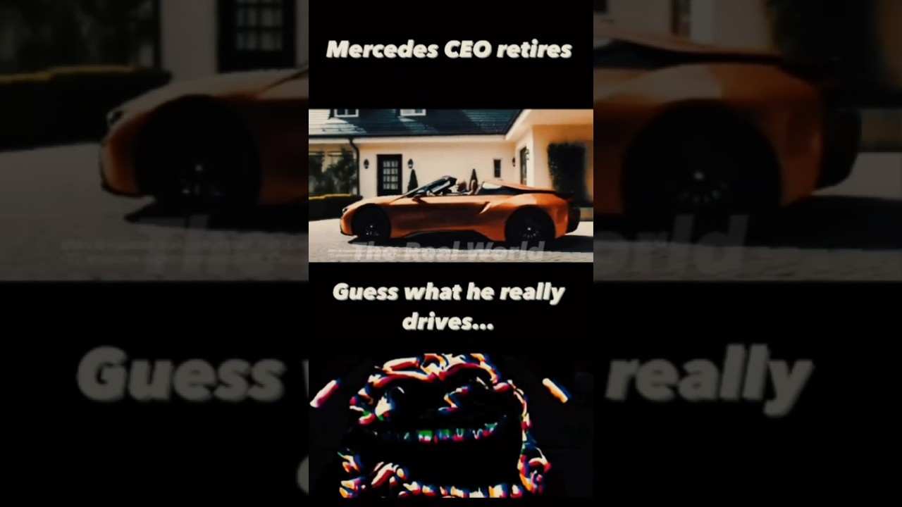 Mercedes CEO Retires and Drives Off in a BMW i8! #therealworld