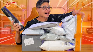 SUPER UNBOXING do AliExpress! IMPORTEI MUITA COISA DA CHINA! E CHEGOU TUDO SEM TAXA! видео