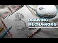 Mecha-Kong 2021 (Godzilla vs Kong) - Drawing