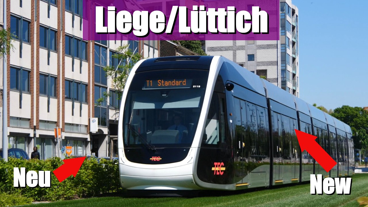 [Doku] Komplette NEUeröffnung, 11,7km NEUE Straßenbahn | Straßenbahn Lüttich