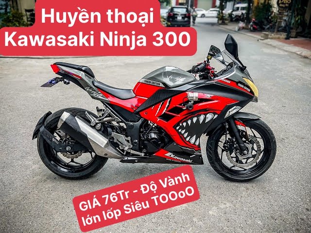 BÁN KAWASAKI NINJA 300 NGON - ĐỘ RẤT NHIỀU ĐỒ CHƠI GIÁ RẺ: 76Tr