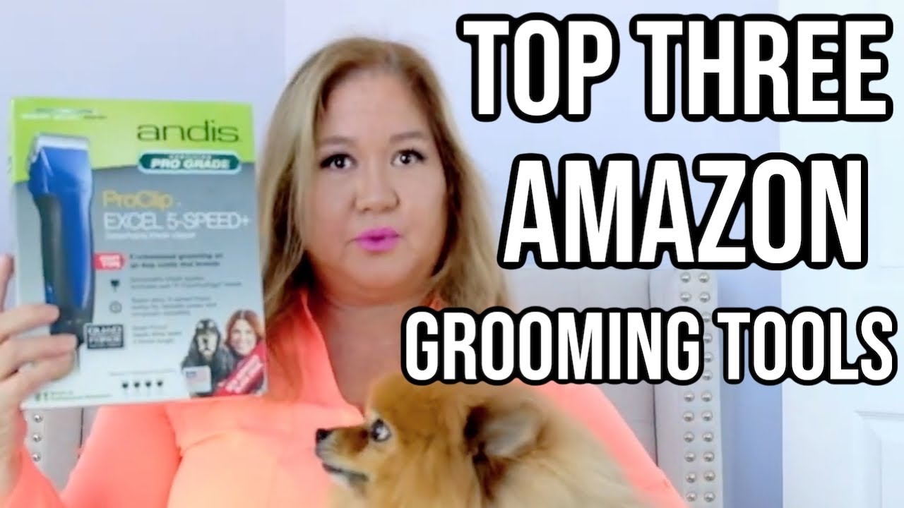 TOP THREE AMAZON DOG GROOMING BUYS Clipper + Slicker Brush