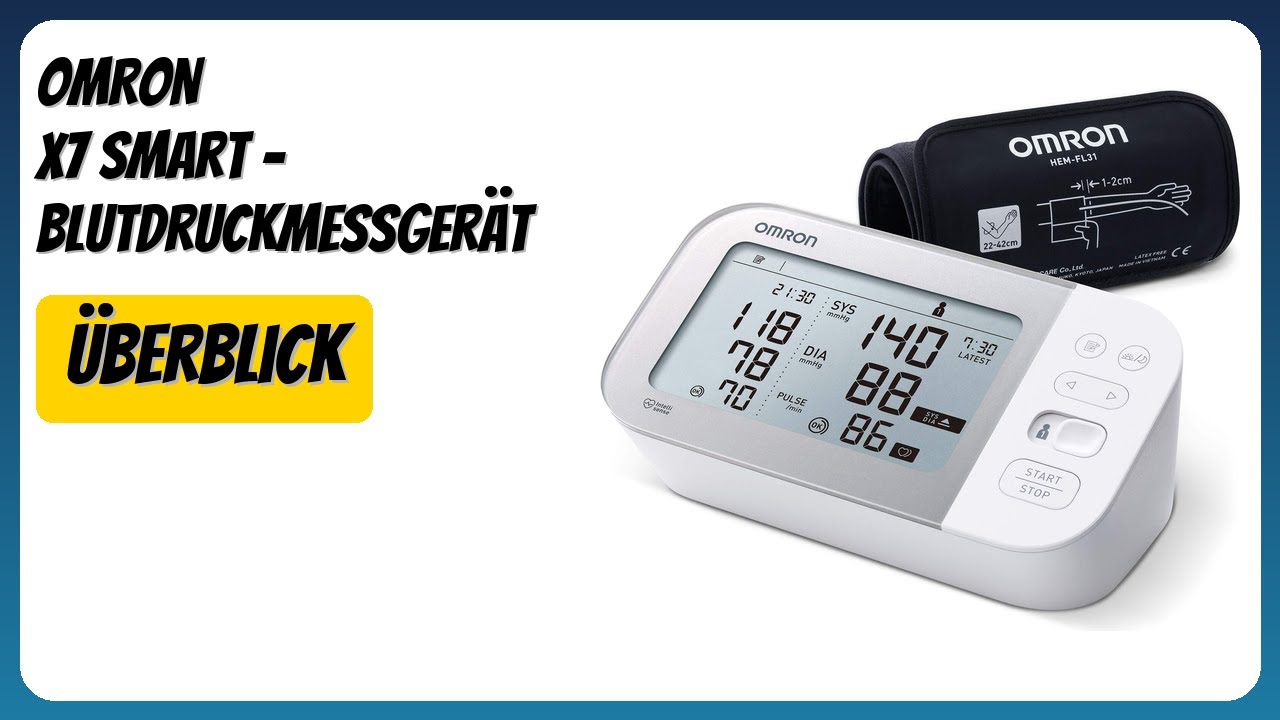 BEWERTUNG (2025): OMRON X7 Smart - Blutdruckmessgerät. Infos