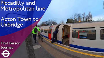 London Underground First Person Journey - Acton Town to Uxbridge via Rayners Lane