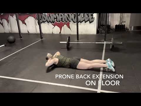 Prone Back Extension On Floor