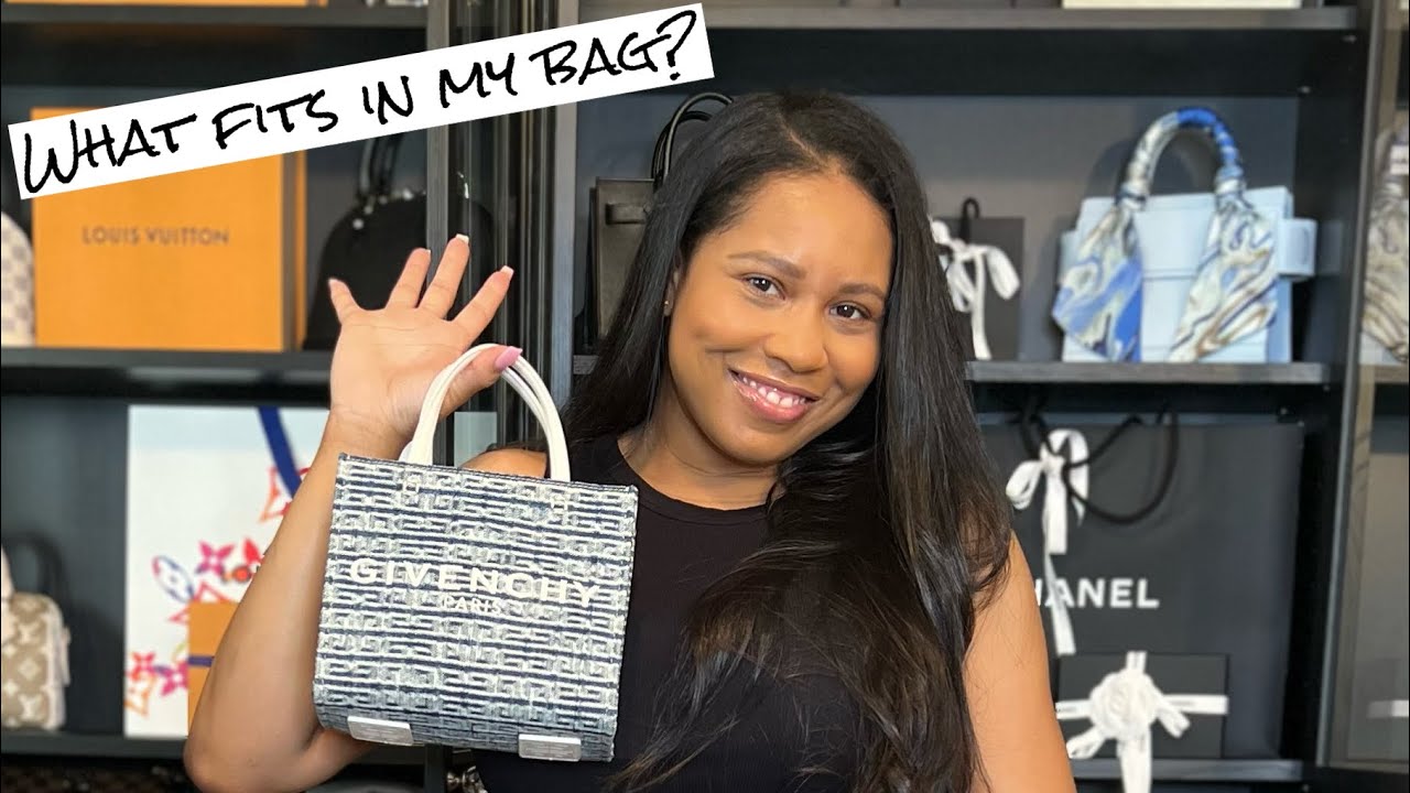 GIVENCHY 4G MINI TOTE-WHAT FITS IN MY BAG?!