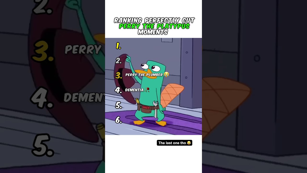 Ranking Perry The Platypus Reveals 😭 