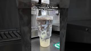 Is Thailand’s Viral 7-Eleven Drink Actually Worth the Hype? 🇹🇭🥤#shorts #thailand