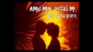 Amu min per tuta koro – (Cuando calienta el sol) – Alberta CASEY – music in Esperanto