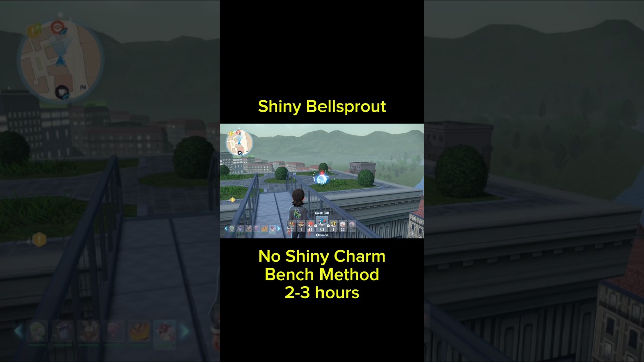 Shiny Bellsprout Pokémon Legends ZA (No Shiny Charm, Bench Method) 