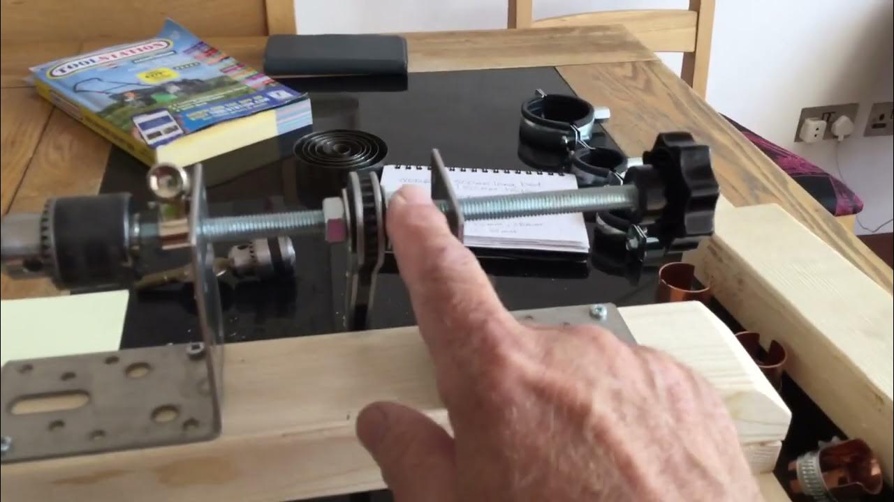 Another Homemade Clock spring winder YouTube