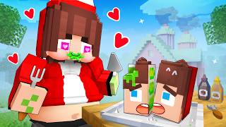 JJ's Girl EAT JJ CAKE - Maizen Minecraft Animation