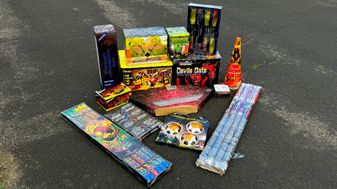 Bunte Feuerwerk Mischung #3 | SILVESTER VORFREUDE 2024/2025 💥🚀