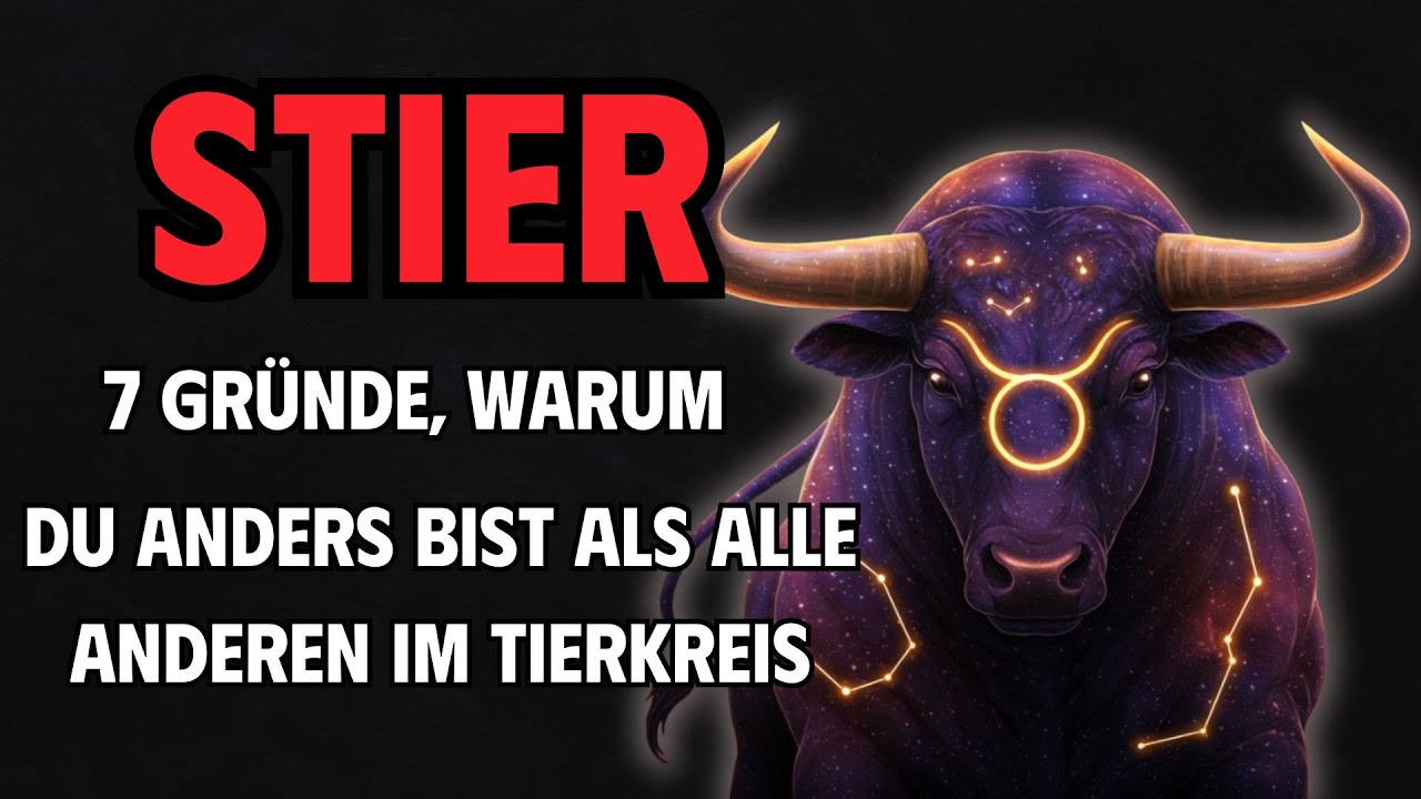 Stier – 7 Gründe, warum du anders bist als alle anderen im Tierkreis!