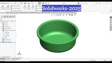 SolidWorks 2025 Tutorial – Revolved boss/base (Full Step-by-Step Guide)