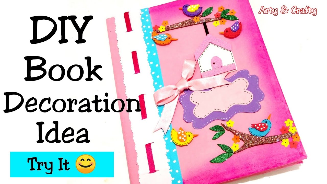 Diy Book Decoration Decorate Notebook Notebook Cover Design Project File Decoration Youtube