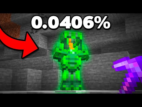 Conseguí la Armadura MÁS Rara en Minecraft Survival