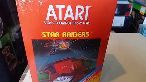 STAR RAIDERS Atari 2600 Video Computer System Game Program NTSC Region Version Unboxing 05.08.18