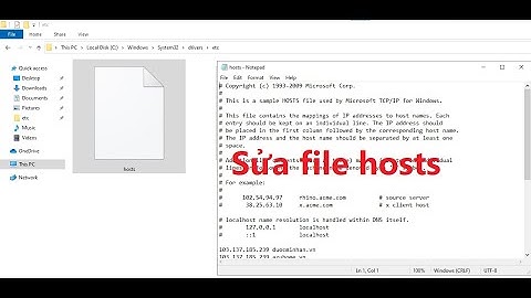Hướng dẫn sửa file hosts trong windows để test Website / bắt buộc Website nhận IP Server khác