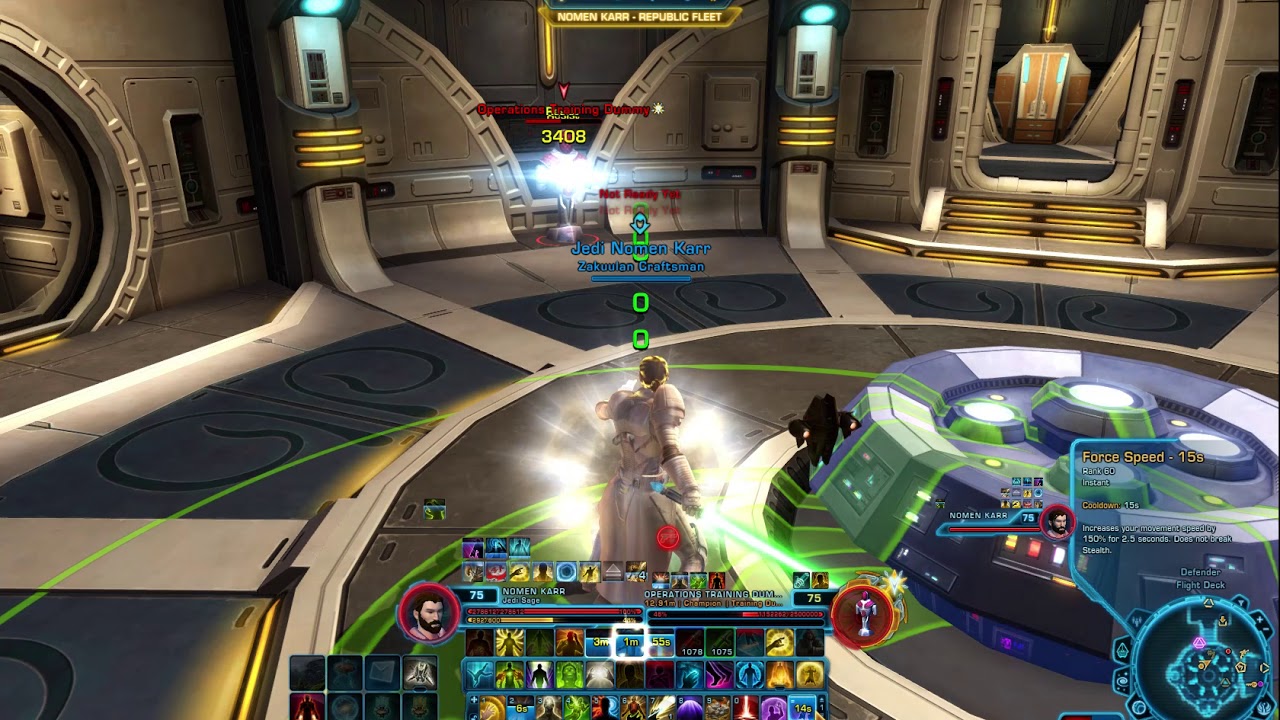 SWTOR [PTS]: Balance Sage: Set Bonus -Damage buff on Force Speed - YouTube