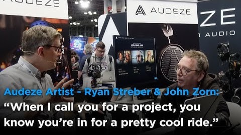 Audeze Artist Demos: John Zorn and Ryan Streber AES 2024