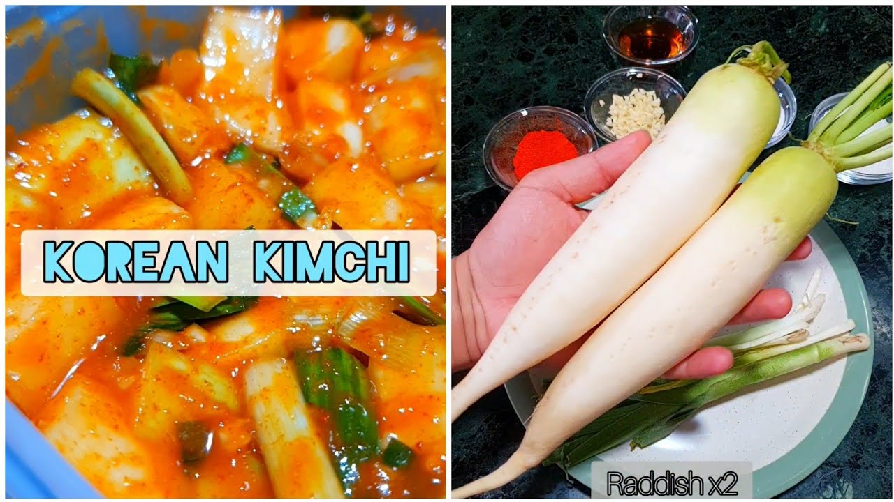 KOREAN RADISH KIMCHI Recipe YouTube KOREAN RADISH KIMCHI Recipe YouTube