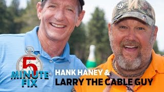 Larry the Cable Guy:  How to Straighten Out Your Shot - 5-Minute Fix with Hank Haney