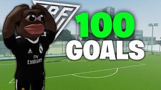 I SCORED 100 GOALS IN ONE VIDEO ON REAL FUTBOL 24