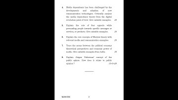 MJM - 030   December 2021 Question Paper