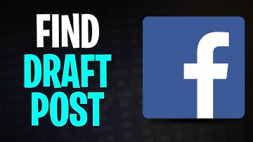 How to Find a Draft Post on Facebook (2025)