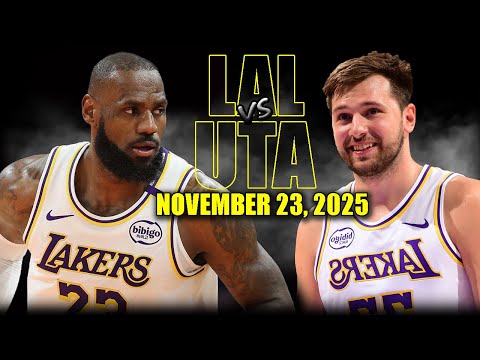 Los Angeles Lakers Vs Utah Jazz Full Game Highlights November 23 2025 NBA Season