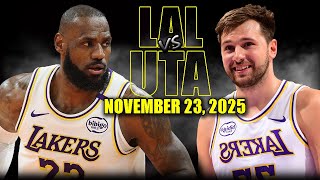 Los Angeles Lakers vs Utah Jazz Full Game Highlights - November 23, 2025 | NBA Season