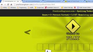 Javascript Spelling Tester Part 1