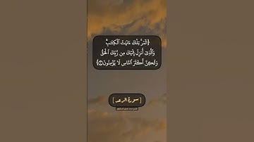 سورة الرعد الآية ١ بصوت الشيخ محمد صديق المنشاوي