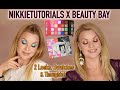 NIKKITUTORIALS X BEAUTY BAY PALETTE! | 2 LOOKS, Swatches + Thoughts!